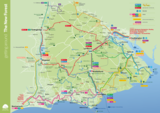 The new forest travel map